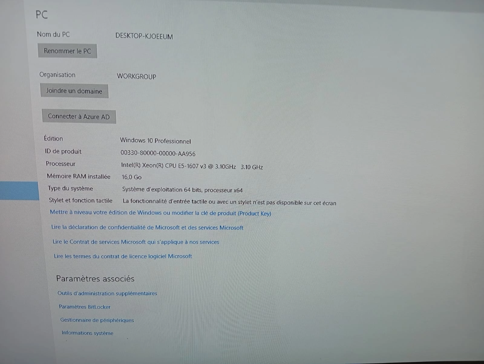 PC Complet Workstation Dell Precision T5810 (Xeon / 16 Go RAM) + Écran Dell