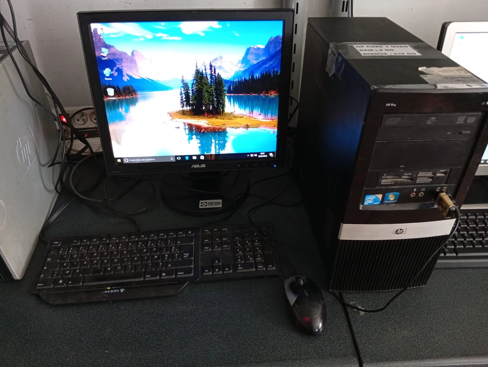 PC COMPLET HP Pro core 2 quad 