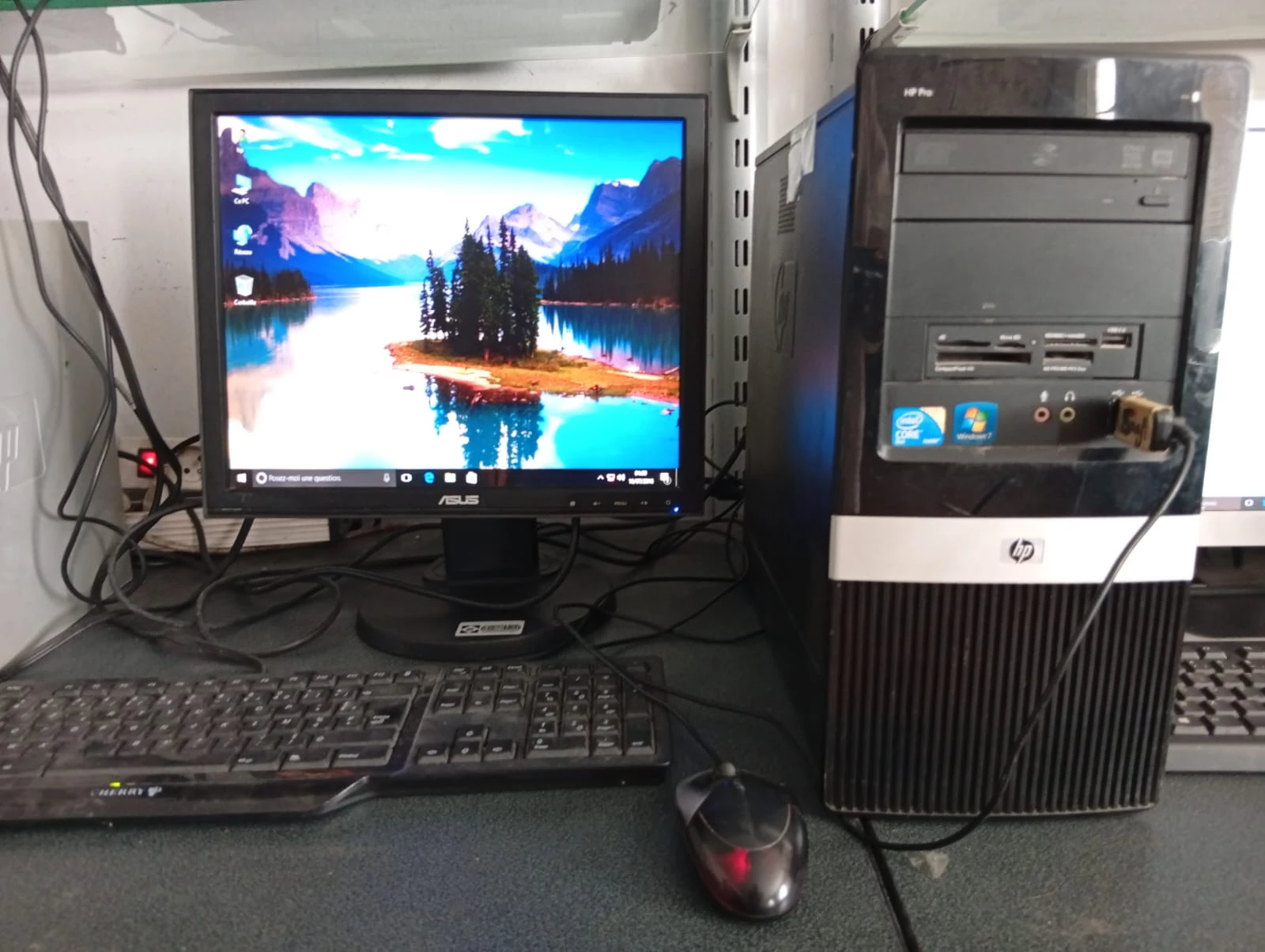 PC COMPLET HP Pro core 2 quad 