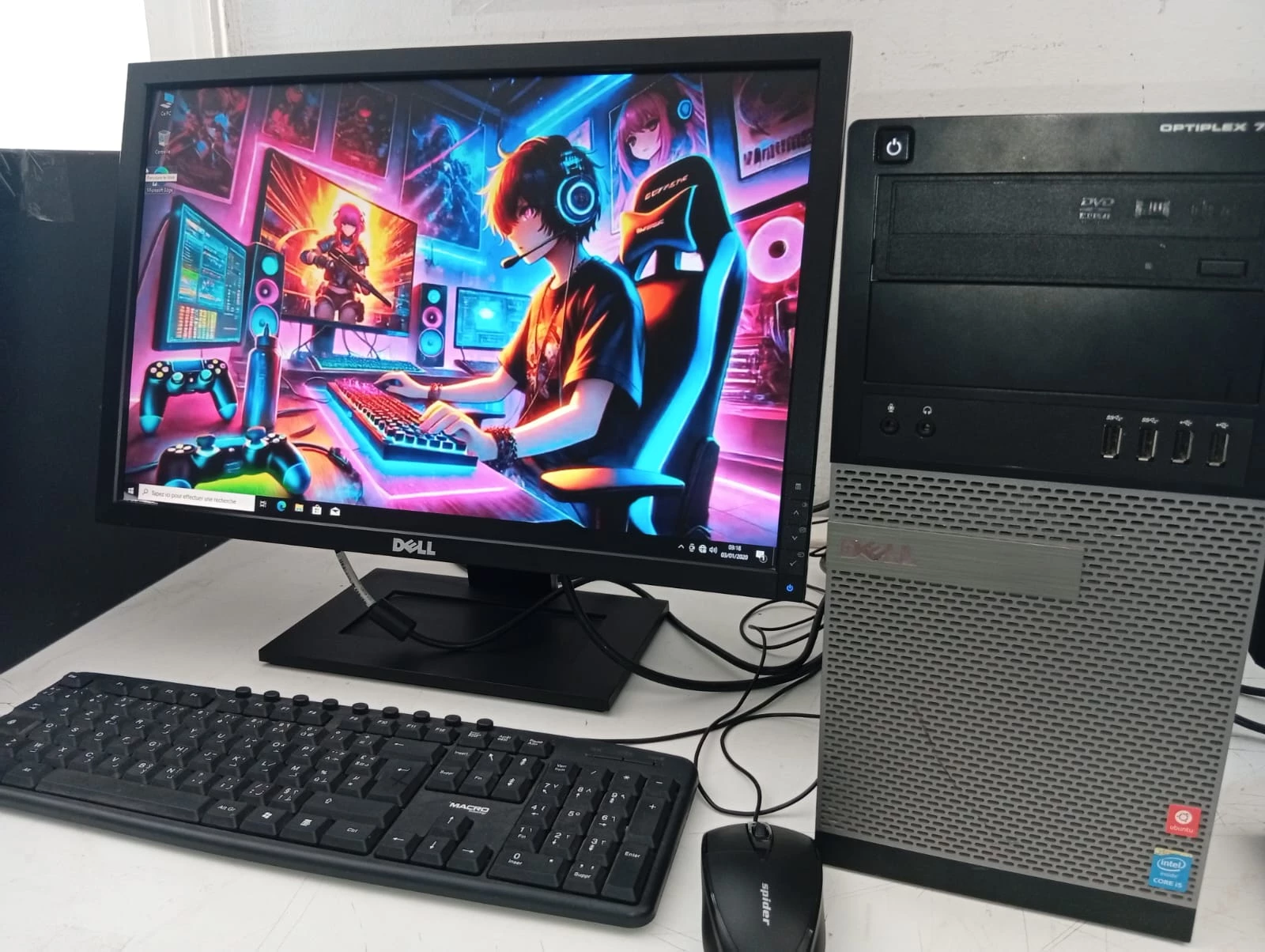 PC de Bureau Complet Dell OptiPlex - Core i5-4eme / 8 Go RAM + Écran Dell