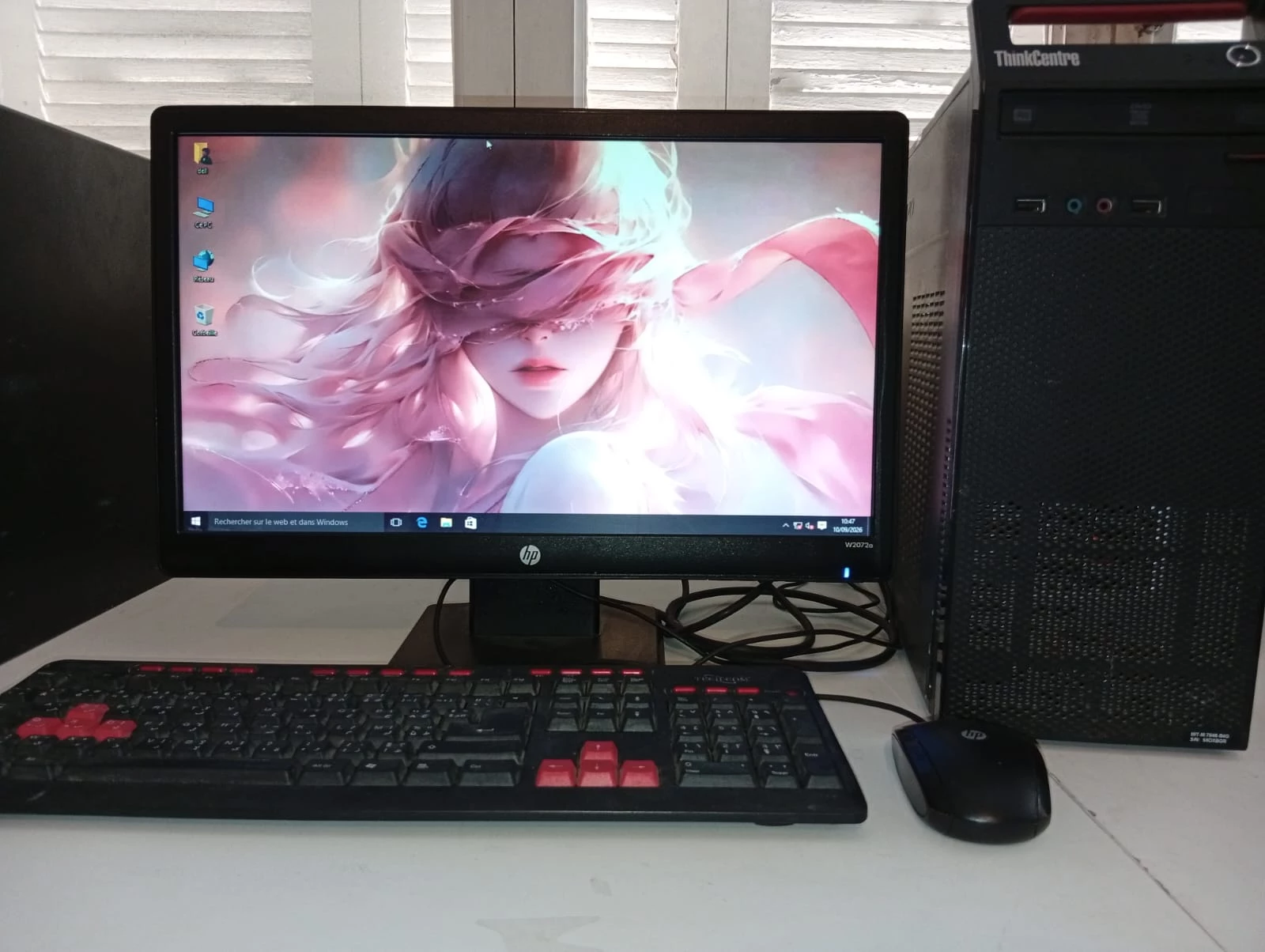 PC DE BUREAU COMPLET LENOVO THINKCENTRE (i3-3eme / 8 Go RAM / 500 Go) ????