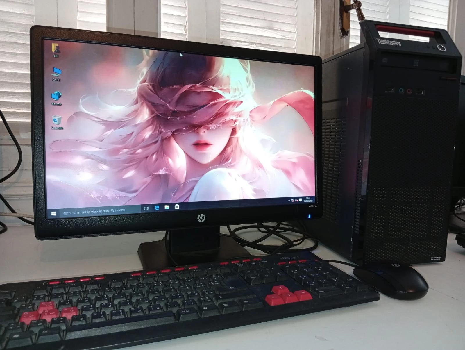 PC DE BUREAU COMPLET LENOVO THINKCENTRE (i3-3eme / 8 Go RAM / 500 Go) ????