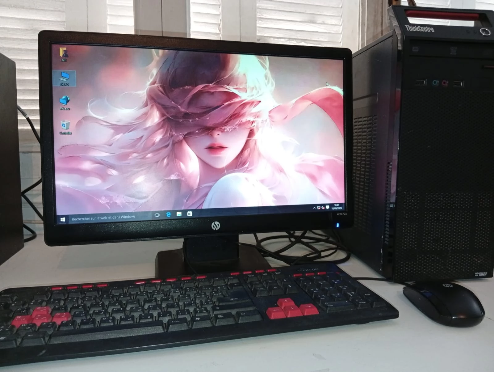 PC DE BUREAU COMPLET LENOVO THINKCENTRE (i3-3eme / 8 Go RAM / 500 Go) ????