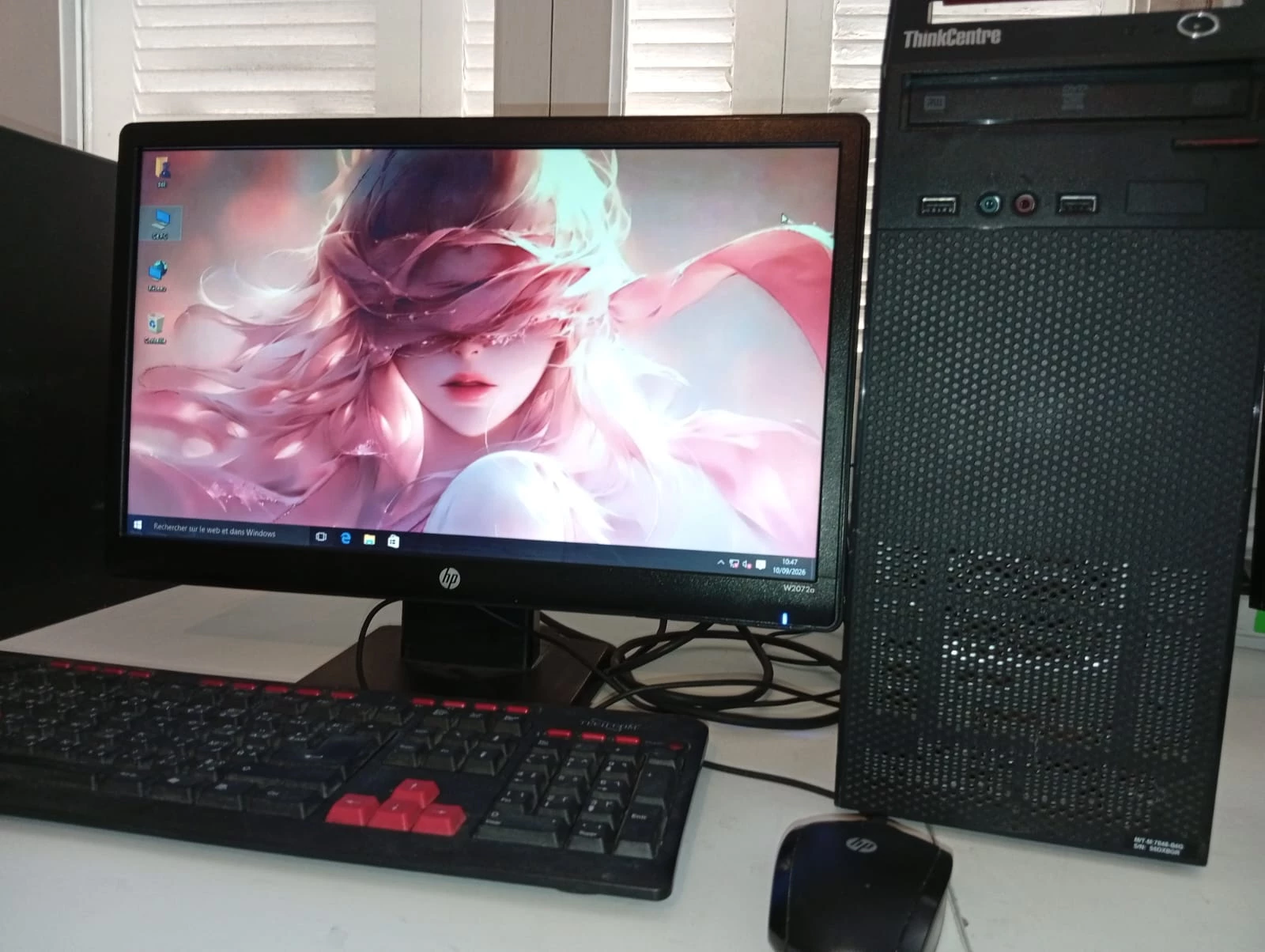 PC DE BUREAU COMPLET LENOVO THINKCENTRE (i3-3eme / 8 Go RAM / 500 Go) ????